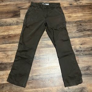 Carhartt Carpenter pants, olive color and a size 30x30